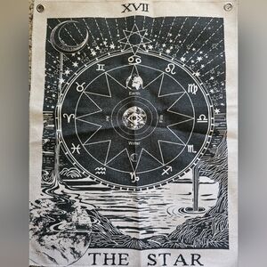 Tarot Tapestry the Star 17 XVII